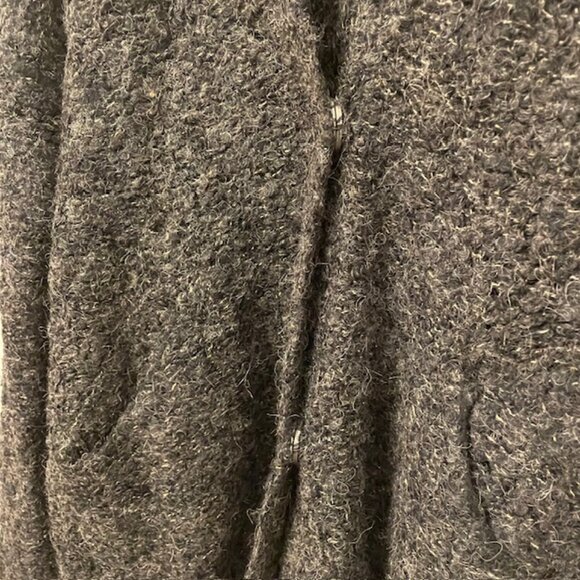Free People Oversized Boucle Cardi Sweater XS Grey Alpaca Blend - Picture 5 of 10